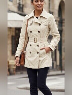 The North Face Double-Breasted Trench Coat Sz. M